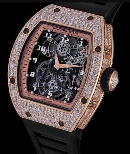 Richard Mille RM17-01 RG Full Baguette diamonds Replica Watch